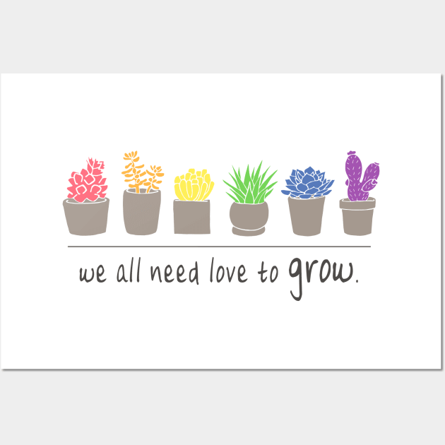 Succulent Pride Wall Art by meganrenaeart